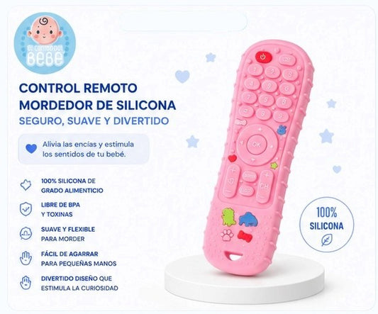Mordedor de Silicona Control Remoto para Bebé