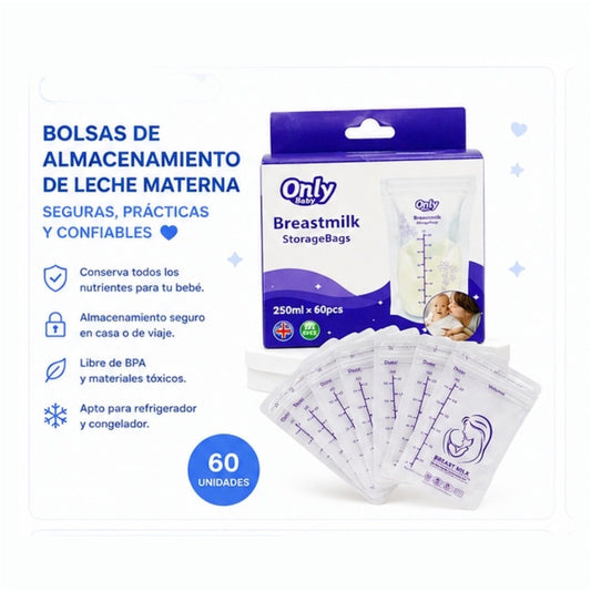 Bolsas para Almacenar Leche Materna x60