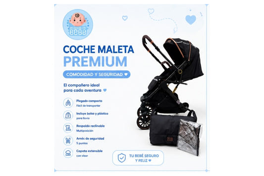 Coche Maleta Premium Plegable