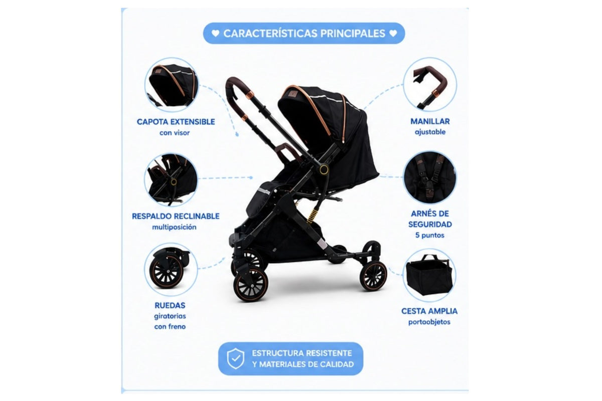 Coche Maleta Premium Plegable - imagen 2