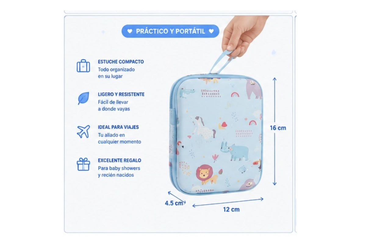 Kit de Cuidado e Higiene para Bebé 20 Piezas con Estuche - imagen 4