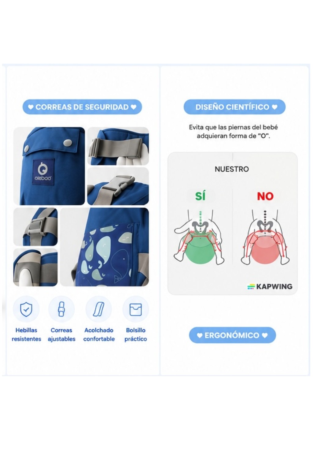 Cargador Ergonómico para Bebé - imagen 2