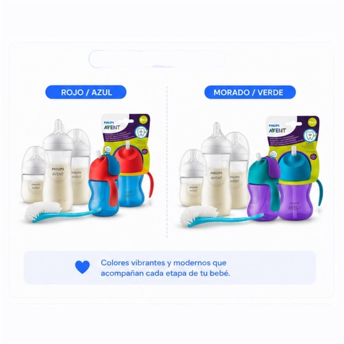 Combo Philips Avent: Set de Teteros + Vaso Entrenador - imagen 2
