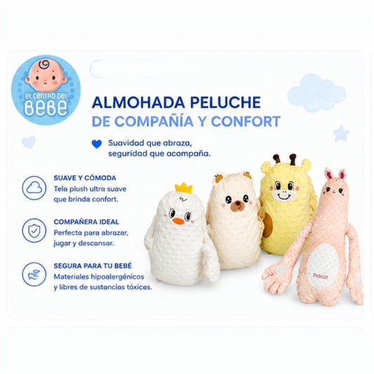 Almohada Peluche de Compañía para Bebé
