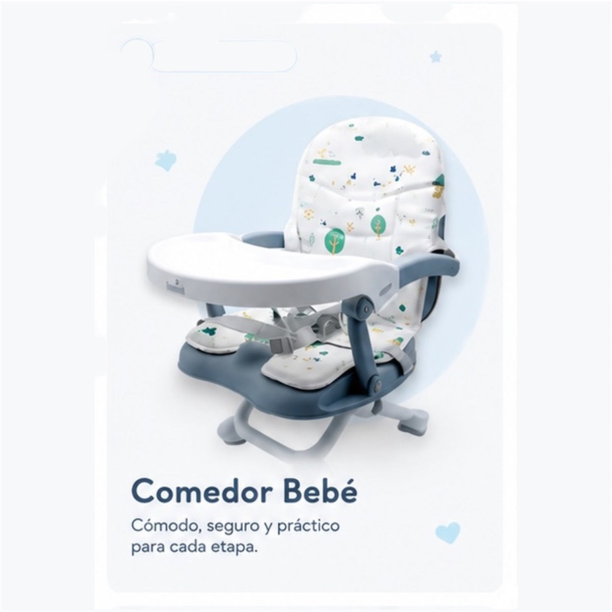 Silla Comedor Portátil Plegable (Elevador)