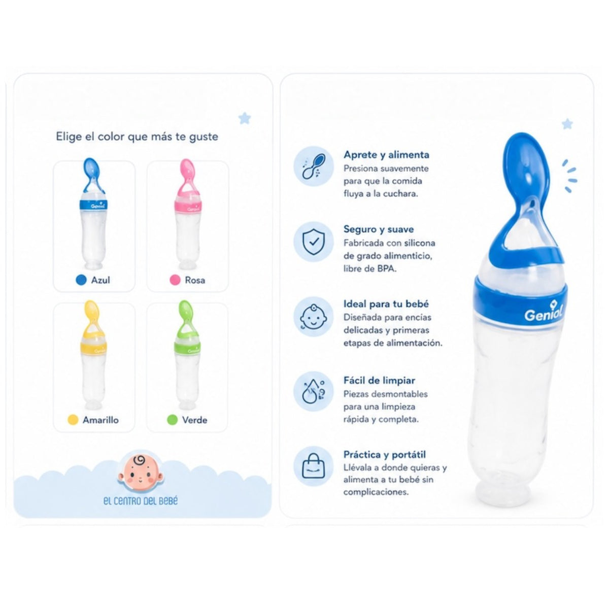 Cuchara Alimentadora con Dispensador - imagen 2