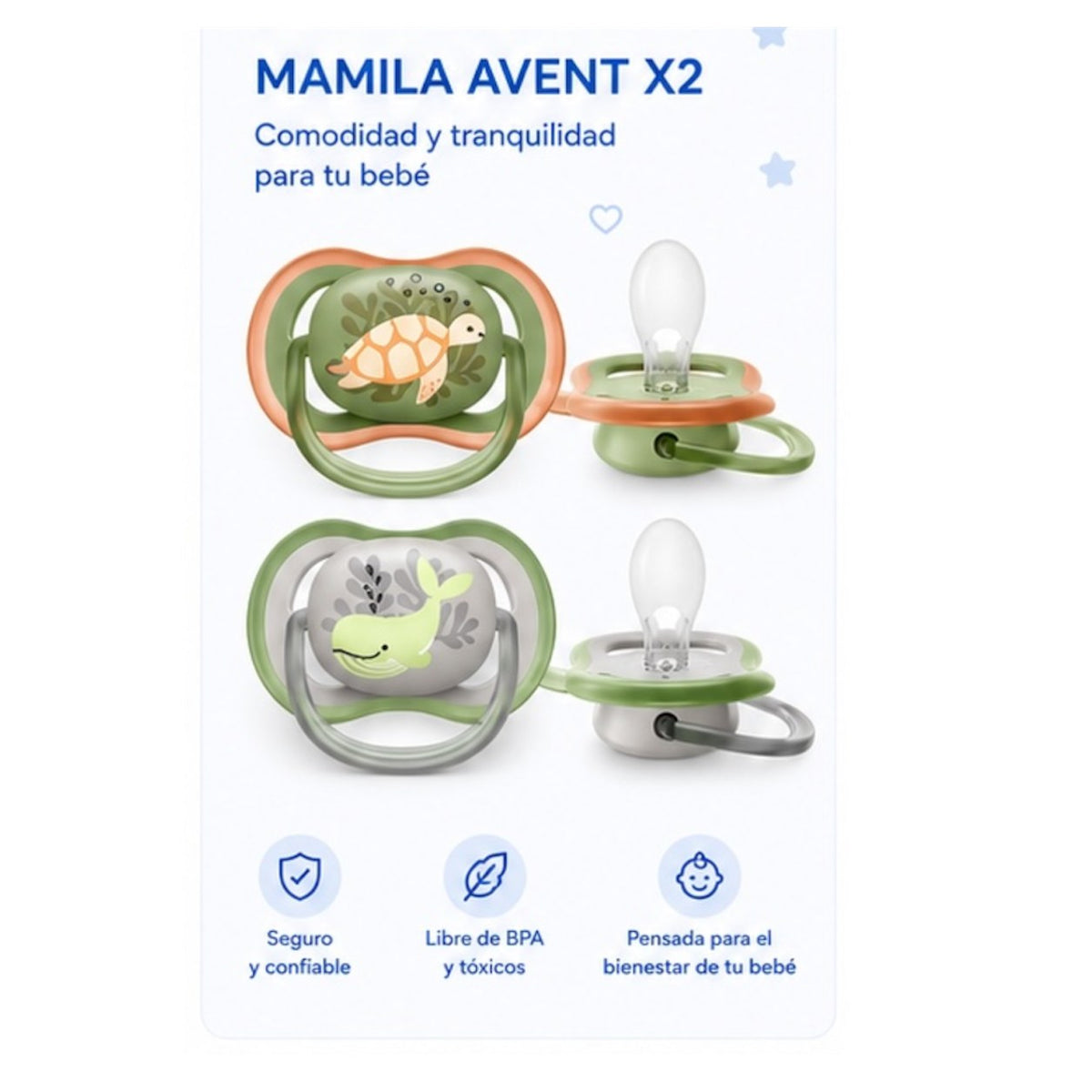 Chupos Philips Avent Ultra Air x2