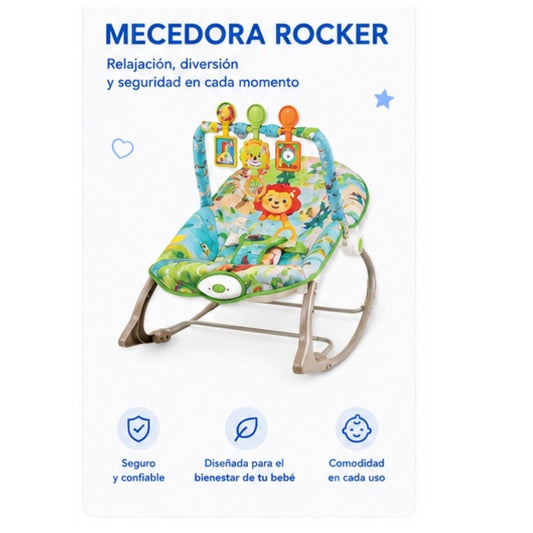 Mecedora Rocker para Bebé con Juguetes