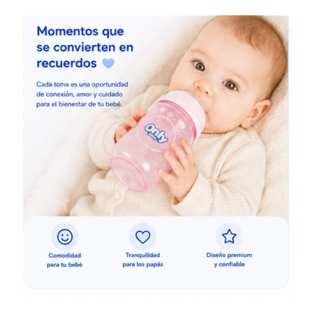 Set de Teteros Only Baby 6 Piezas - imagen 3