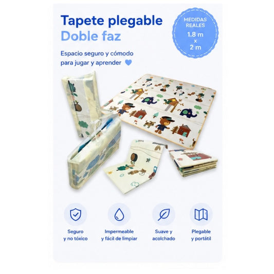 Tapete Plegable Doble Faz 1,8 x 2 m