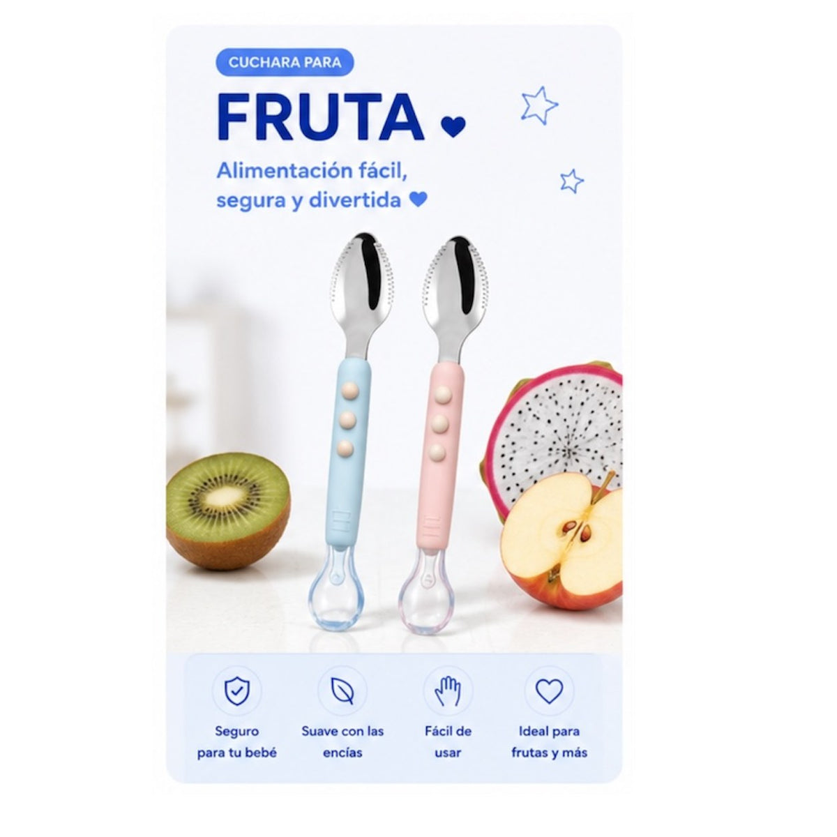 Cuchara Alimentadora de Fruta