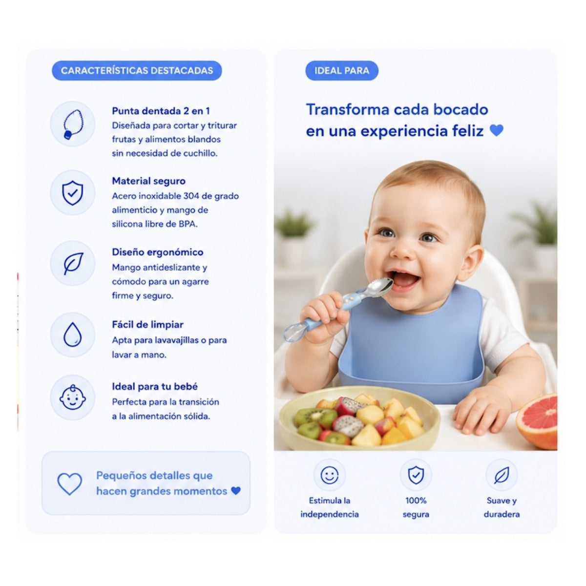 Cuchara Alimentadora de Fruta - imagen 2