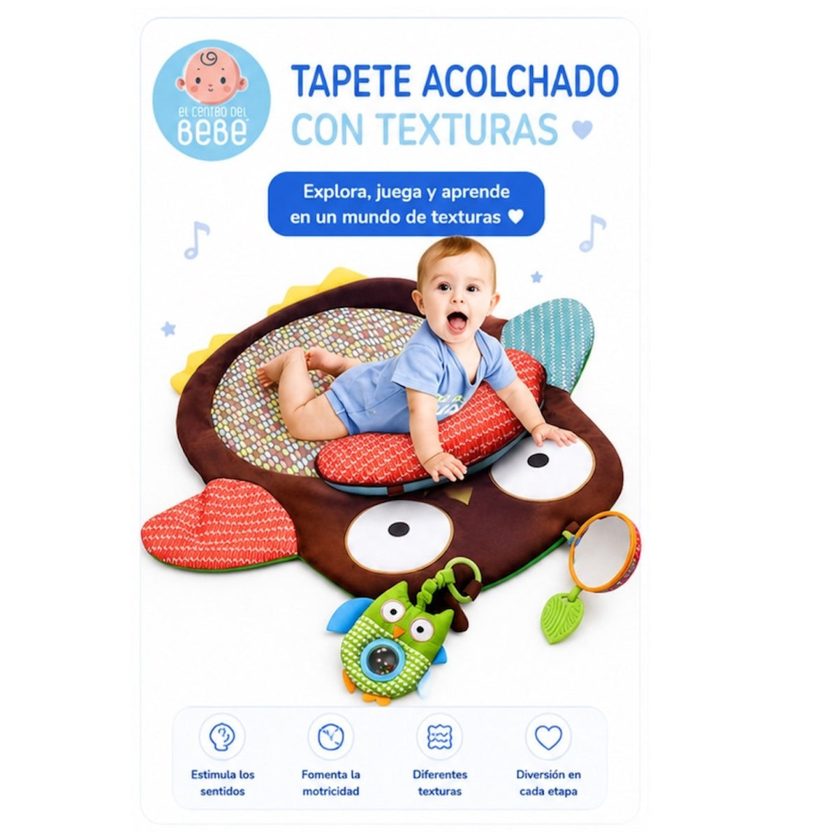 Tapete Acolchado con Texturas